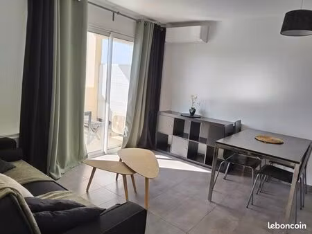 t3 meublé vue étang mer terrasse 1 stationnement