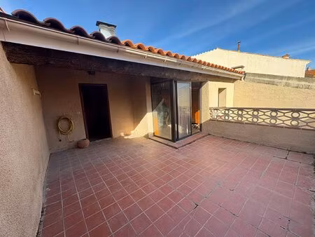torreilles - maison de village f7 avec garage et terrasses