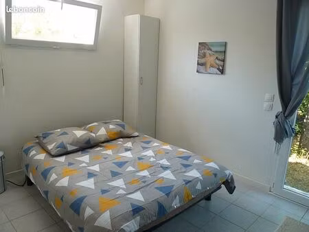 studio meublé avec grand jardin