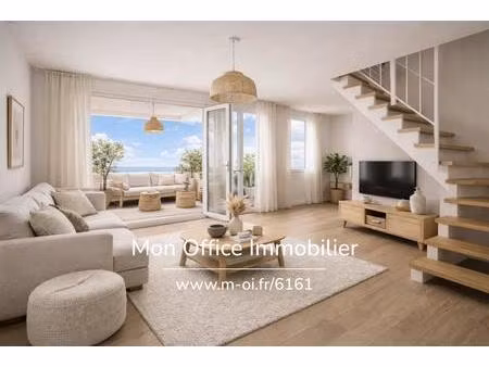 référence : 6161-abo - appartement duplex 2 pièces - ascenseur - parking - terrasse -...