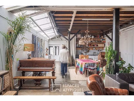 loft de village contemporain avec jardin clos et verrière ? bernin