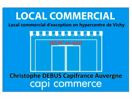 location locaux professionnels 3 pièces 380 m² à vichy (03200)  2 850 €