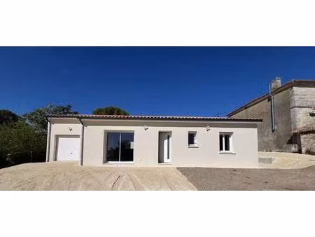 terrain avec maison neuve à vendre