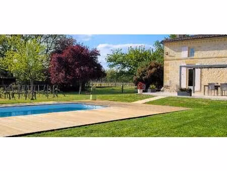 vente maison piscine à sainte-colombe (33350) : à vendre piscine / 320m² sainte-colombe