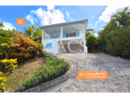 à vendre : maison t4 avec vue mer exceptionnelle au robert