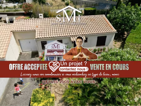 vente maison 3 pièces 73 m² boutenac (11200)