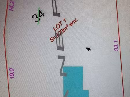 vente terrain piscine à auterive (31190) : à vendre piscine / 900m² auterive