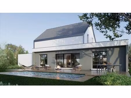 terrain avec maison neuve à vendre