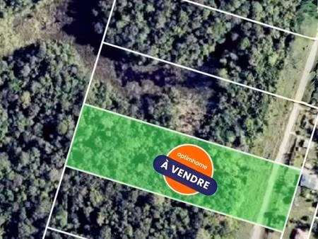 terrain constructible à vendre