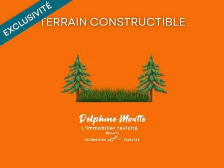 terrain constructible à vendre
