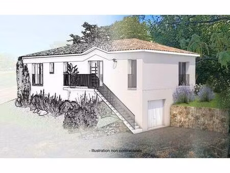 terrain avec maison neuve à vendre