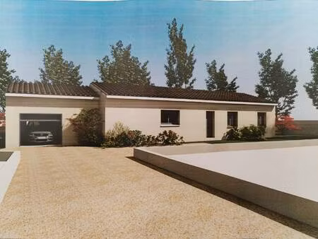 terrain avec maison neuve à vendre