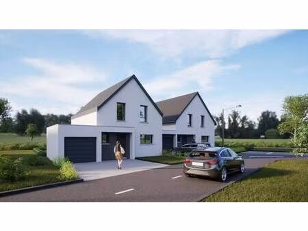 terrain avec maison neuve à vendre