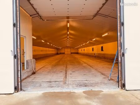 entrepôt de stockage isolé 1000 m2