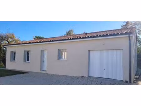 terrain avec maison neuve à vendre