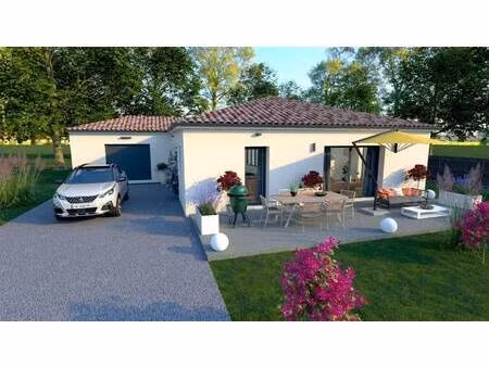 terrain avec maison neuve à vendre