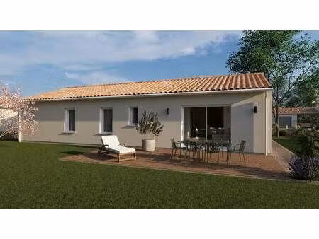 terrain avec maison neuve à vendre