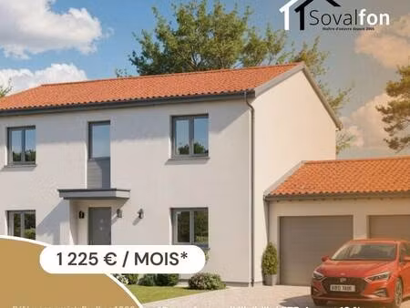 terrain avec maison neuve à vendre