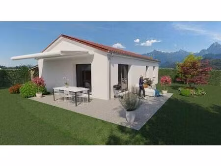 terrain avec maison neuve à vendre