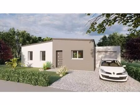 terrain avec maison neuve à vendre