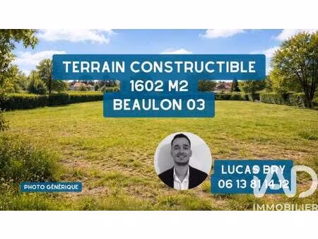 terrain constructible à vendre