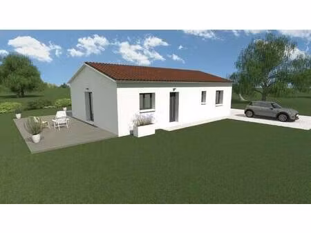 terrain avec maison neuve à vendre