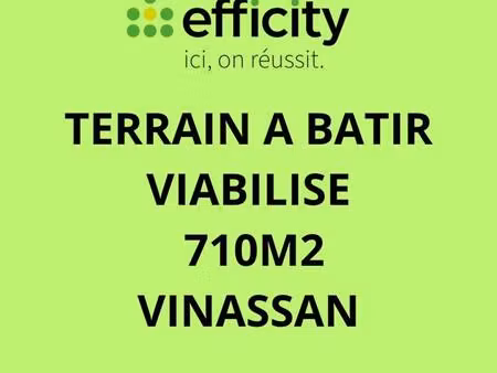terrain constructible viabilisé à vendre