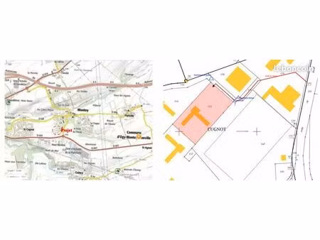 à louer – terrain stabilisé 28 38 ares – ogy-montoy-flanville (proche metz)