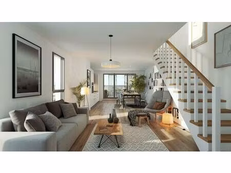 duplex 5 pièces - 2 balcons + terrasse 39m2 - parking inclus