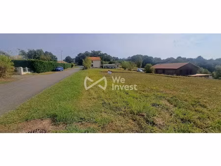 vente terrain 1120 m² à lacrabe (40700)  28 000 €