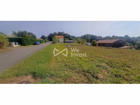 vente terrain à batir 1120 m² à lacrabe (40700)  28 000 €