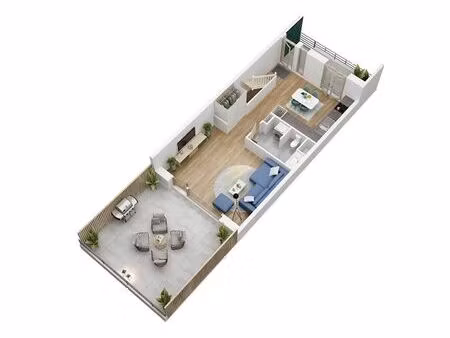 vente maison 3 pièces 70 m² pontoise (95000)