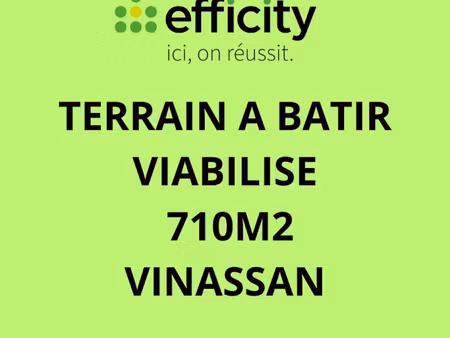 vente terrain 710 m² à vinassan (11110)  191 700 €