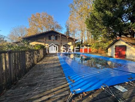 maison landaise 162 m2  sur une parcelle de 1255 m2