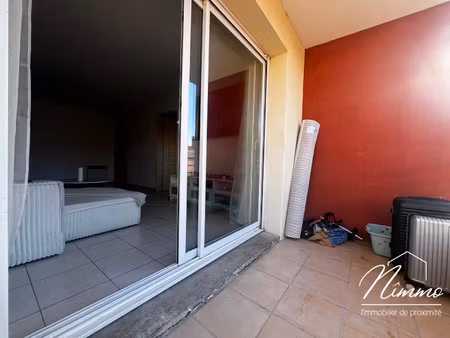 nîmes henri revoil proche jean jaures t3 loué terrasse 2 par