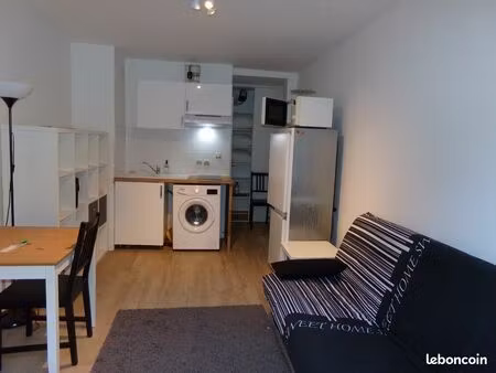 studio meublé de 18m²