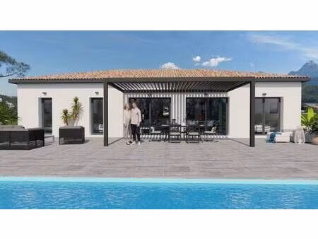 terrain avec maison neuve à vendre