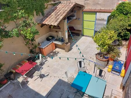 a vendre - puisserguier - ensemble immobilier - 2 appartements + gite specialise pmr