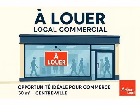 location commerce 49 m² à tours (37000)