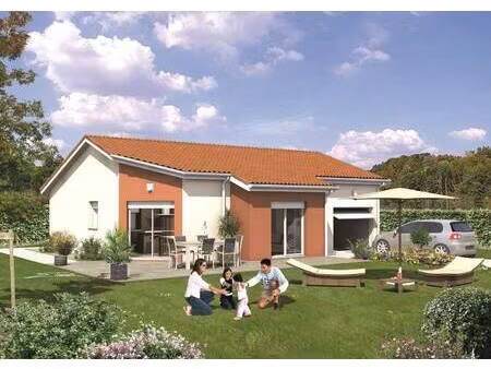 terrain avec maison neuve à vendre