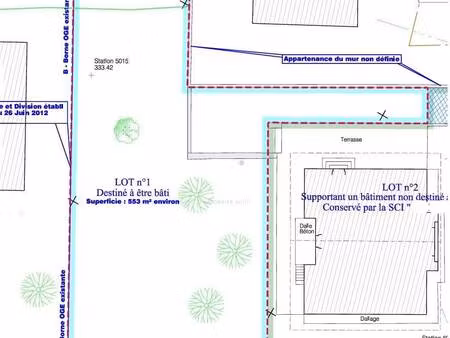 terrain constructible viabilisé à vendre