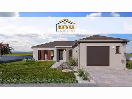 terrain avec maison neuve à vendre