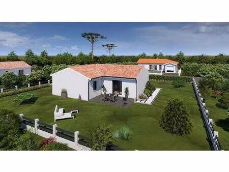 terrain avec maison neuve à vendre