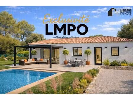 terrain avec maison neuve à vendre