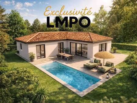 terrain avec maison neuve à vendre