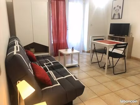 studio meublé aux mées + cave - centre du village 22m2 dispo