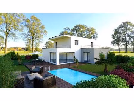 terrain avec maison neuve à vendre