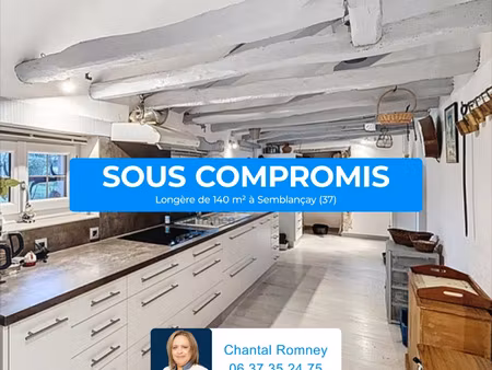 maison à vendre semblancay 5 pièce(s) 144m2 85 488€