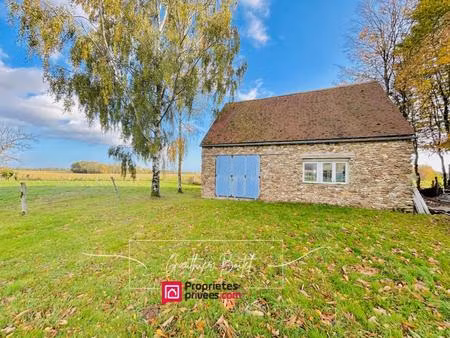 terrain de 2 420 m² avec grange en pierre meulière ( + vente maison attenante )
