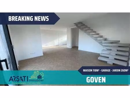 vente maison à goven (35580) : à vendre / 118m² goven